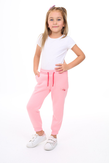 Toontoy Girl's Embroidered Tracksuit Bottom