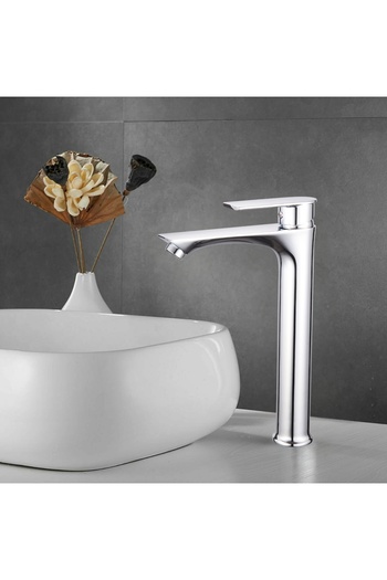 Generic ITG Tall Basin Mixer Faucet – Chrome Finish, Modern Design, SASO Certified, 5-Year Warranty