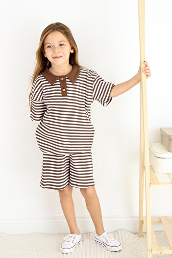 MiaBaby Double Striped Suit Set