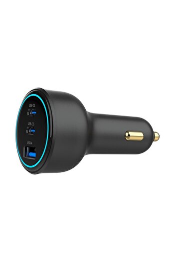 X-Level X-chargerdrivepro 138w 2 X Type-c 1x Usb Ultra Hızlı Araç Içi Şarj Aleti,araç Çakmaklık Şarj Cihazı