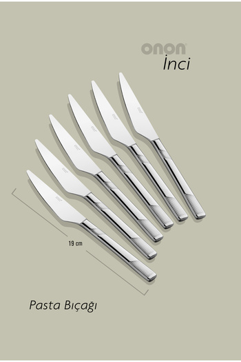 on-on 18/10 Pearl Cake Blade - Pack of 6