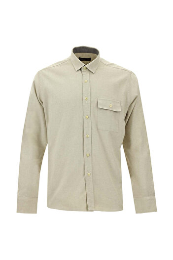 Abdullah Kiğılı Long Sleeve Regular Fit Patterned Shirt