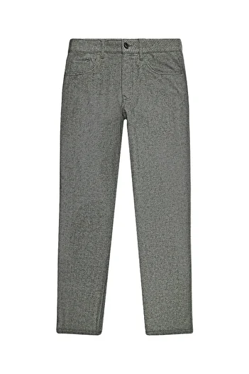 Kiğılı Slim Fit Slim Fit Striped Wool Fabric Trousers