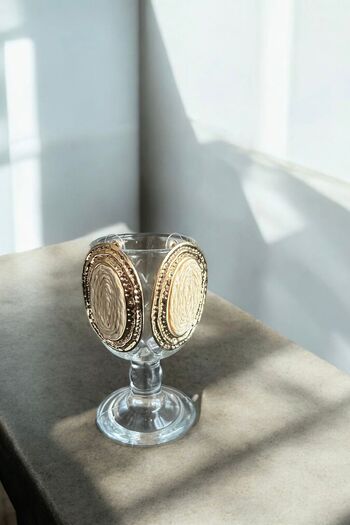stravis Oval Textured Wicker Detail Earrings