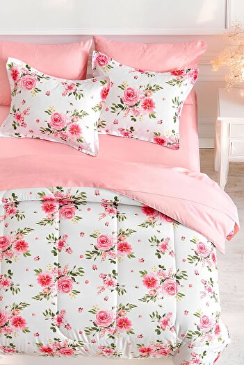 Always Double Sided Single Duvet Cover Set with Elastic Sheet