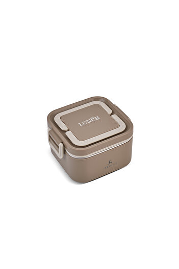 Aryıldız Bento Lunch Box Square Khaki 700 ml