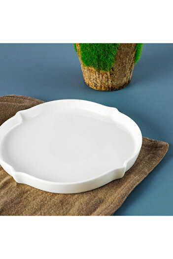 Aryıldız Lunar Round Serving Plate 18 cm