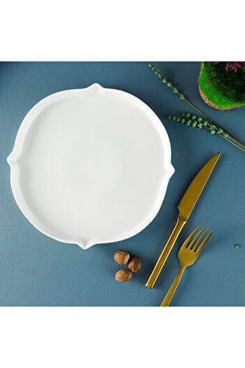 Aryıldız Lunar Round Serving Plate 23 cm