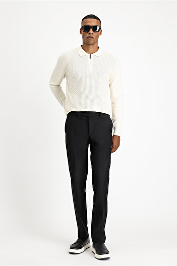 Kiğılı Slim Fit Slim Fit Wool Classic Fabric Trousers