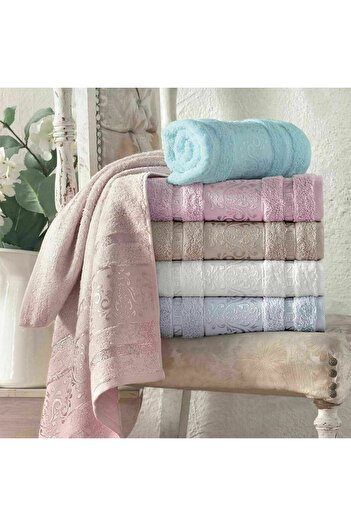 MAXSTYLE Crystal Bamboo Koyu Lila Рушник 70x140 см