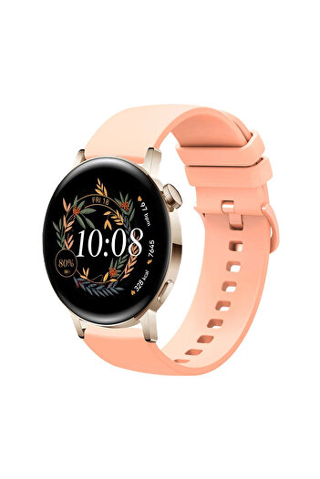 Tagomoon Huawei Watch Gt3 42mm ile Uyumlu Kordon Jel Silikon Tokalı Kayış
