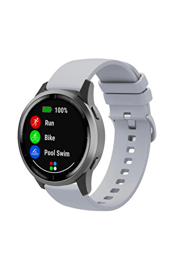 Tagomoon Samsung Galaxy Watch 4 5 6 7 Serisi 40mm Ve 44mm Ile Uyumlu Kordon Jel Silikon Tokalı Kayış