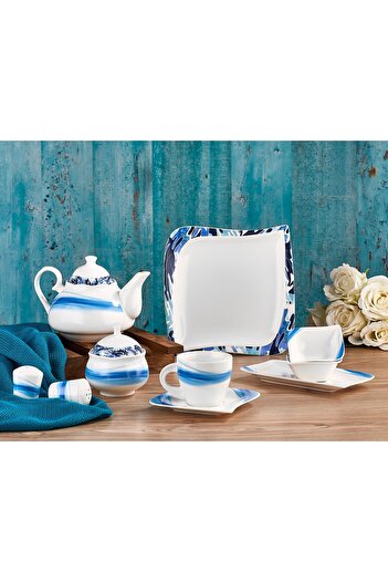 Aryıldız Porcelain 30 Piece Breakfast Set for 6 People