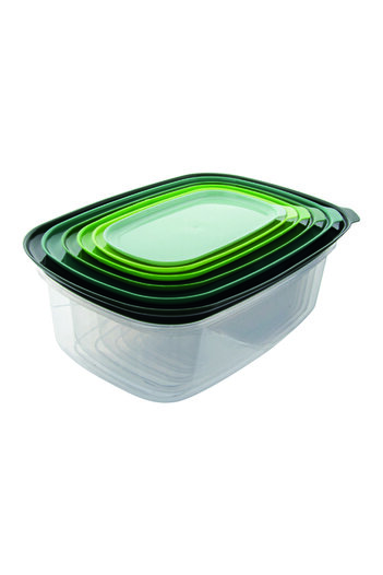 klt Nest 6-Piece Storage Container Green