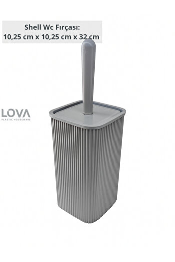 Lova 2 Set Banyo Çöp Kovası,WC Fırçası
