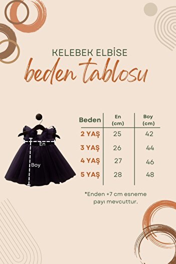 Minytrendy Kız Bebek Çocuk Kelebek Kanatlı Yüksek Bel Diz Üstü Tütü Etek Doğum Günü Parti Konsept Mini Elbise