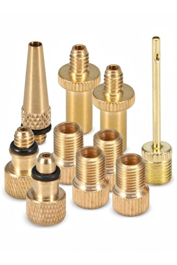 Generic 10-Piece Bike Valve Adapter Set