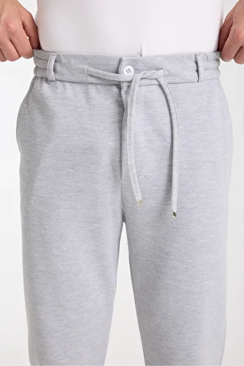 KAPHONE Men's Trousers - Jogger Style with Elastic Waist and Folded Legs