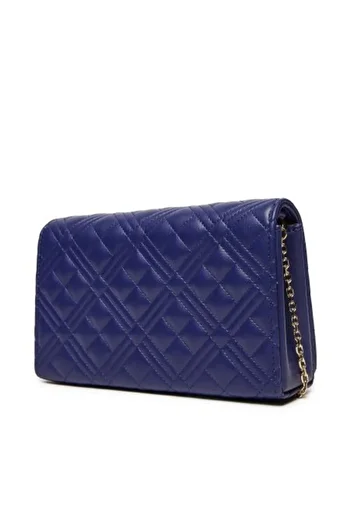 Love Moschino Prošívaná taška s řetízkovým popruhem s logem BAG JC4079PP0LLA0750