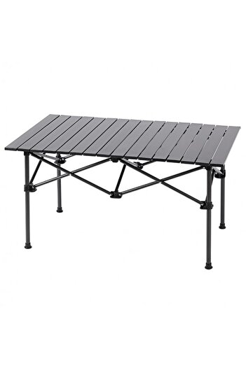 ECARLA Folding table, with metal frame and durable top, compact for camping – 95x56x50 cm, eCarla, SC09SZ