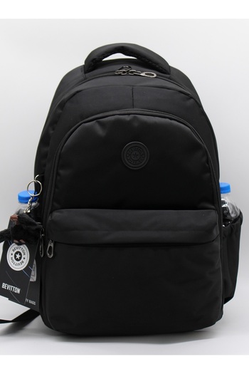 Bevitton Bvt-34100 Black Water Resistant School Bag Unisex Daily School Backpack