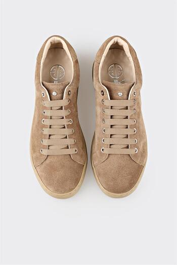 Elle Shoes Bej Deri Erkek Günlük Ayakkabı