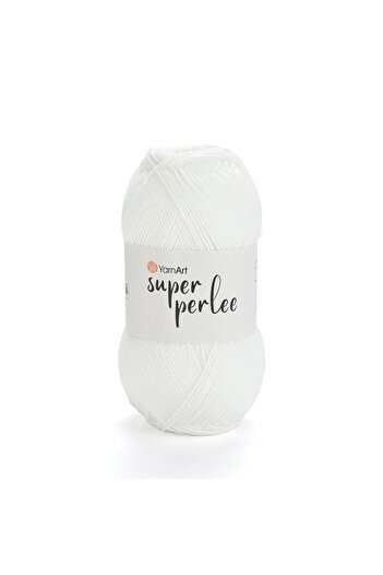 Yarnart Super Perlee - Νήμα Πλεκτομηχανής Χεριού Λευκό-150