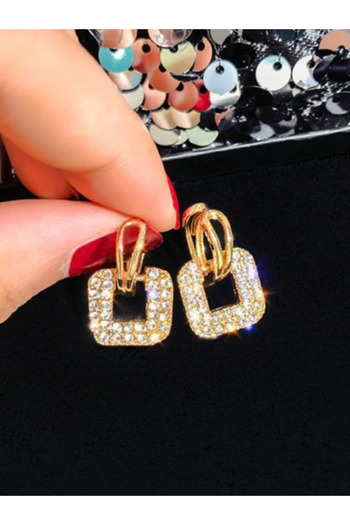 Kelan Cercei damă placați cu aur 14K și cristale – model Inna