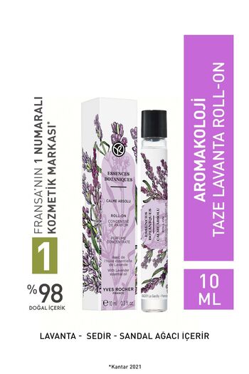 Yves Rocher Taze Lavanta Konsantre Roll-on Parfüm-aromakoloji- Vegan-10ml