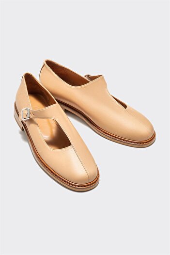 Elle Shoes Natural Leather Women's Casual Shoes