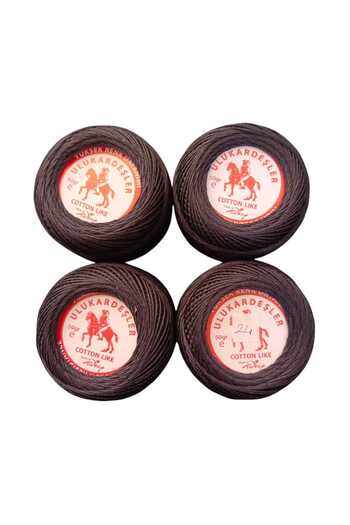 PeriStore Ulukardeşler 50 Gr Mercerized Punch Yarn Set of 4