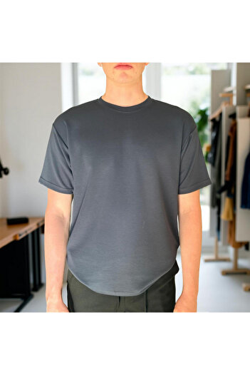 MODA Ανδρικό μπλουζάκι από ύφασμα Modal Oversize