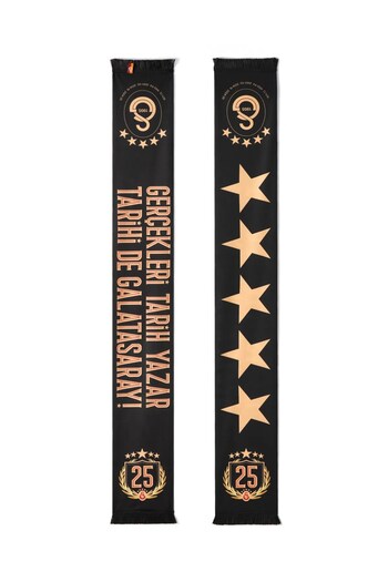 Galatasaray Original Truths History Writer 5 Star Shawl Scarf
