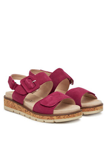 Caprice Women's Sandals pink CAPRICE-9-28714-44 542 FUCHSIA SUEDE