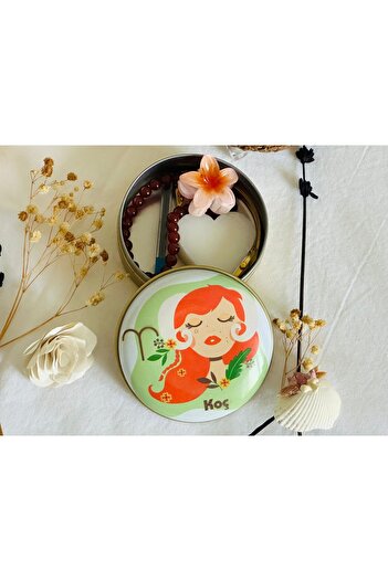 J&M jaco&Me Aries 7 # Patterned Metal Box # Soap Box # Keychain Box # Candle Box # Small Jewelry Box