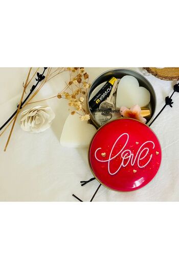 J&M jaco&Me Love Patterned 6 # Gift Box # Soap Box # Keychain Box # Candle Box # Small Jewelry Box # Lovebox