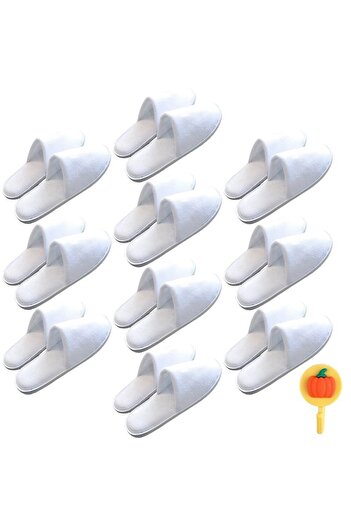 OEM Set of 10 pairs of hotel slippers,hotel quality, sponges, universal size, Washable and Reusable