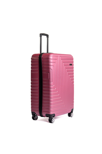 Travel POLO Troler cabina avion, TRAVEL POLO, 57x35x25cm, A1004, bagaj de mana, valiza din ABS, Roz pudra