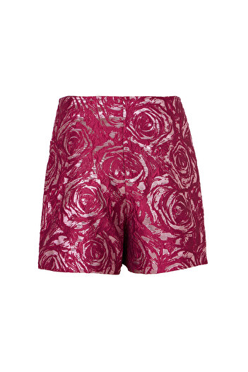Eight Fashion Women's Colorful Jacquard Shiny Shorts Skirt