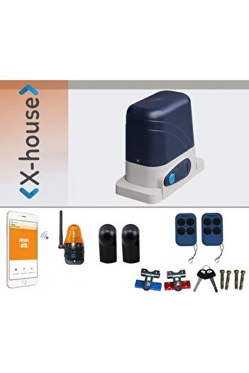 oem home Kit Automatizare Smart Wifi Poarta Culisanta Power Gate 600 Kg cu lampa si fotocelule