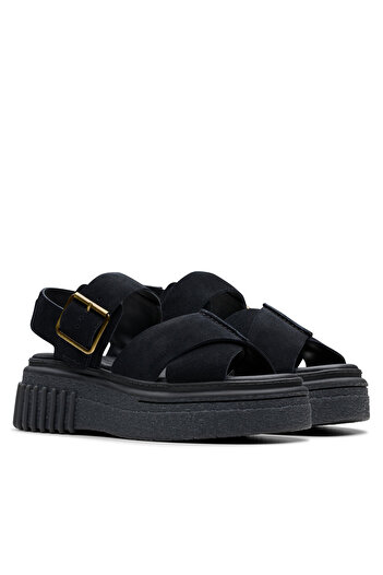 CLARKS Women's Sandals black CLARKS-26181199 BLACK SDE