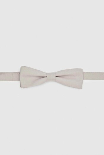 D'S Damat Ds Groom Gray Plain Bow Tie