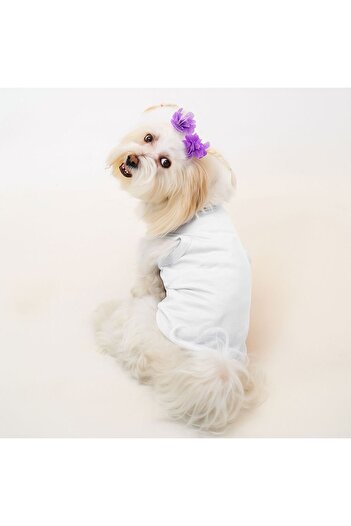 Buddy Store Cat & Dog Outfit Clothes Outfits - White Undershirt (Combed Cotton 100% Cotton)