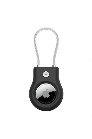 Belkin Belkin secure holder with metal cable for Apple AirTag, Black