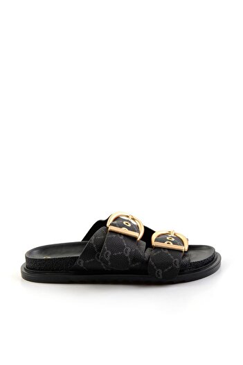Bambi Black Women's Slippers K04666013651