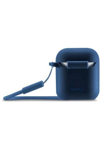 Hama Hama 210906 Fantastic Feel Earphone Case for AirPods 1st/2nd Gen. (Blue)