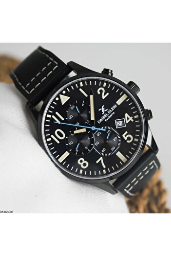 Daniel Klein Dk163605 Men's Wrist Watch with Leather Band