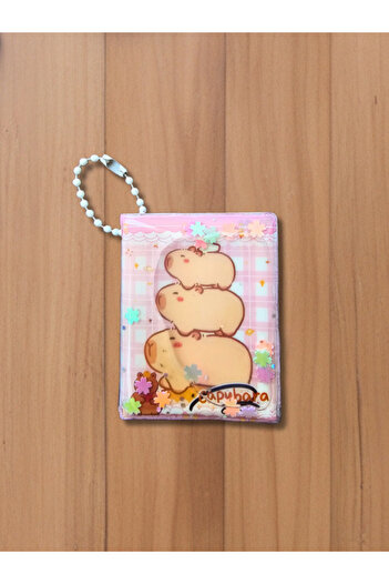 Çınar Kapibara Juicy Glitter Mini Notebook 4.5 cm X 5.5 cm Capybara (Single)