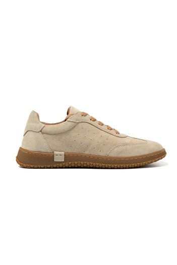 John May Women / Girls Sneaker (Daily) Rc-25Y-055-M2003 John May Beige Suede