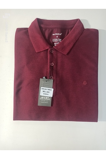 ercan triko Regular Fit Pocketless Waffle Collar T-Shirt